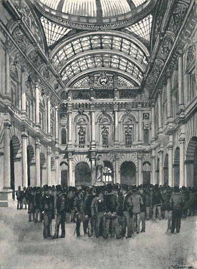 On Change - Royal Exchange, 1891 av William Luker