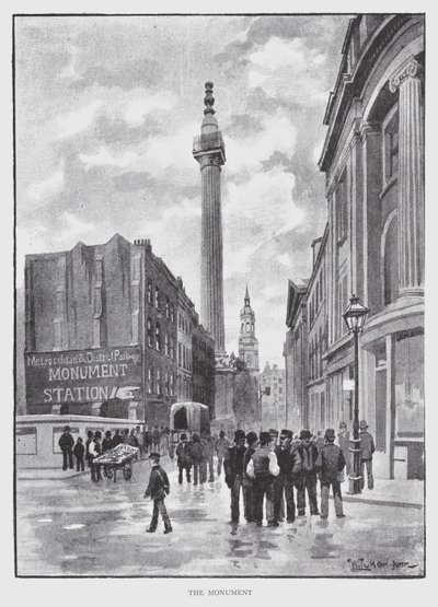Monumentet (litho) av William Luker