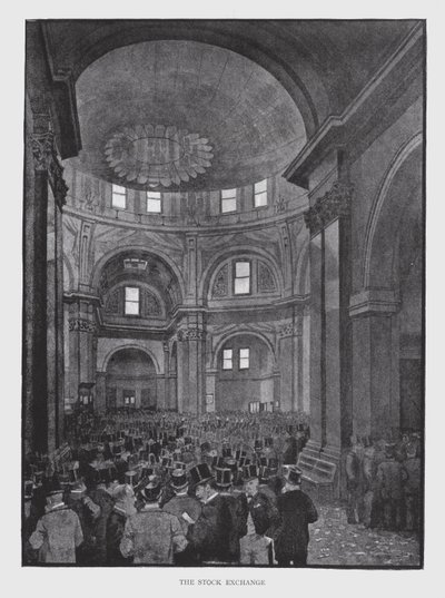Börsen (litho) av William Luker
