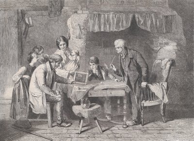 Farfars porträtt, från Illustrated London News, 4 januari 1862. av William Luson Thomas