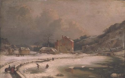 Vinterlandskap av William Malbon
