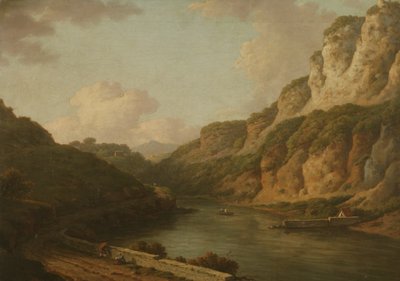 Matlock, Derbyshire, ca 1780 (olja på duk) av William Marlow