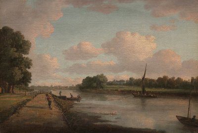 Utsikt över Themsen vid Richmond av William Marlow