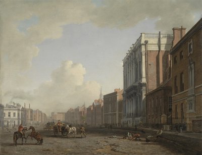 Whitehall, Looking Northeast, ca 1775 (olja på duk) av William Marlow