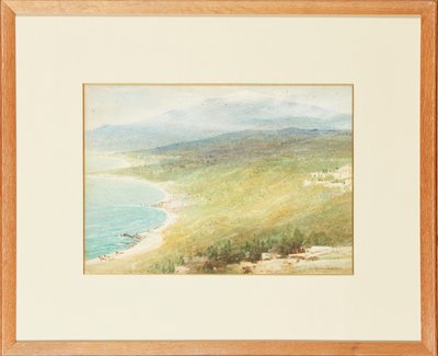 På den italienska kusten (akvarell) av William Matthew Hale