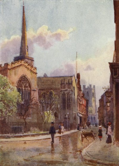 Market Street och Holy Trinity Church av William Matthison