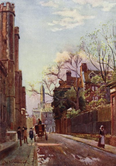 Queens Lane, platsen för den gamla Mill Street av William Matthison