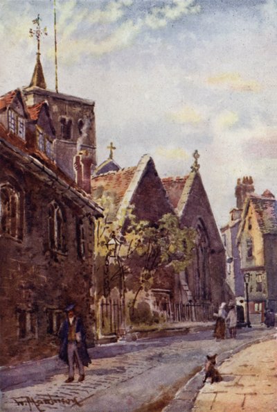 St Benedicts Church från Free School Lane av William Matthison