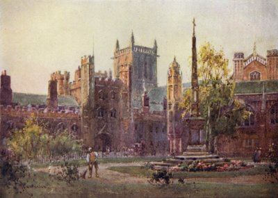 Gateway och Tower of St Johns College av William Matthison