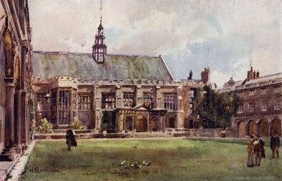 Hall of Trinity College från Neviles Court av William Matthison