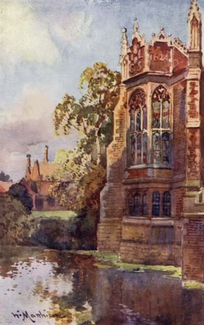 The Library Window, St Johns College, från Suckarnas bro av William Matthison