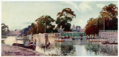 Floden och pråmar av William Matthison
