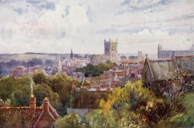 Utsikt över Cambridge från Castle Hill av William Matthison