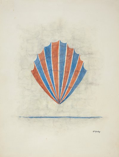 Restaureringsritning: Väggmålning, 1938. av William McAuley