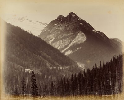Ross Peak och Loop från No. 19 Snow Shed av William McFarlane Notman