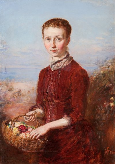 Skär rosor av William McTaggart