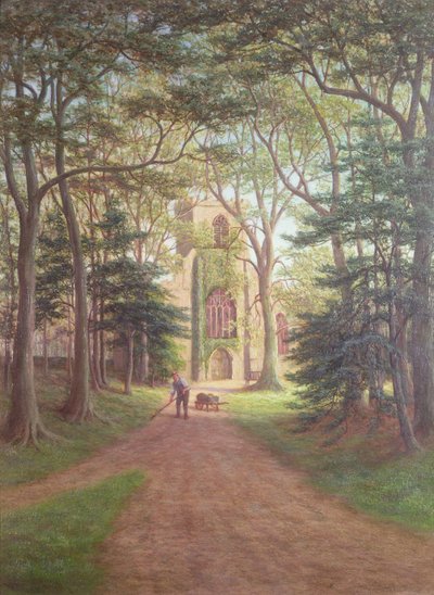 Harewood Church, Yorkshire av William Mellor
