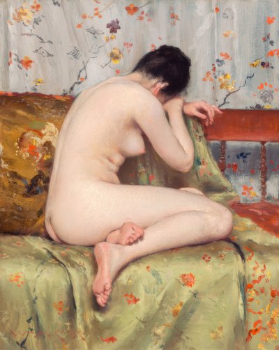 En modern Magdalena av William Merritt Chase