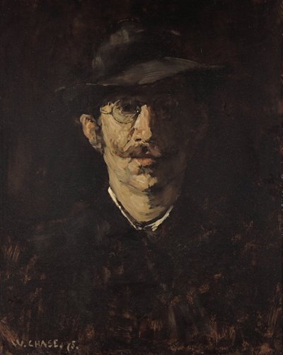 Porträtt av Hugo von Habermann av William Merritt Chase