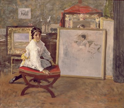 Did You Speak To Me, ca 1897 (olja på duk) av William Merritt Chase