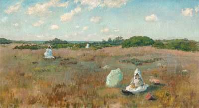 Samla höstblommor av William Merritt Chase