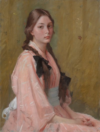 Mona, dotter till Mrs. R. William Merritt Chase, ca 1894 av William Merritt Chase