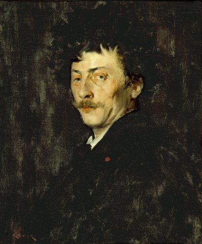 Pablo de Sarasate: Porträtt av en violinist, c.1875 av William Merritt Chase