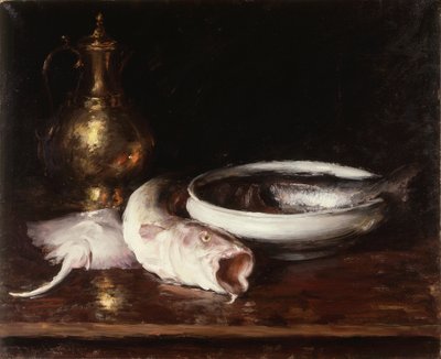 Stilleben, ca 1913 (olja på duk) av William Merritt Chase