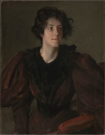Studie av en ung kvinna av William Merritt Chase