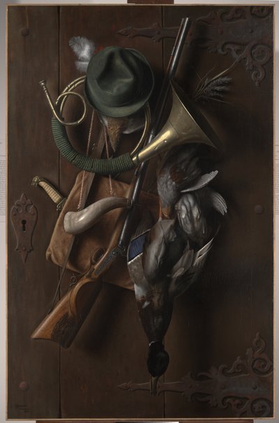 Efter jakten, 1883 av William Michael Harnett