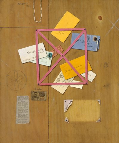 Konstnärernas brevställ, 1879 av William Michael Harnett