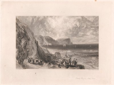 Clovelly Bay och Lundy Island av William Miller