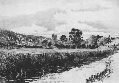 Amersham och floden Misbourne, 1904. av William Monk