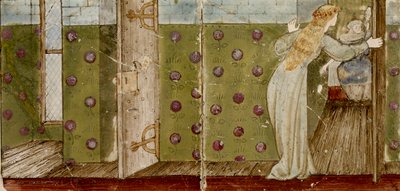 Sexton brickor bildar åtta illustrationer av berättelsen om "Briar Rose", 1862-1865. Artister: William Morris, Sir Edward Coley Burne-Jones. av WilliamWilliam Morris, Sir Edward Coley Burne Jones