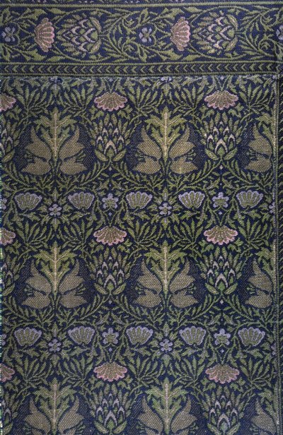 Kronärtskocka. Matta, c. 1880. av William Morris