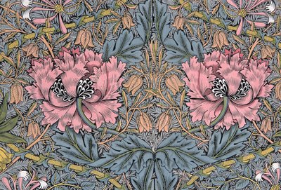 Kaprifol. Dekorativt tyg, 1876. av William Morris