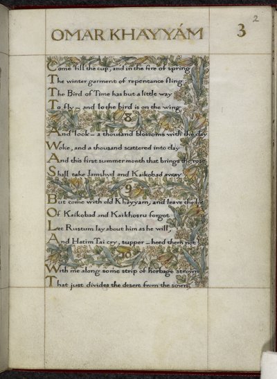 Rubaiyat av Omar Khayyam av William Morris