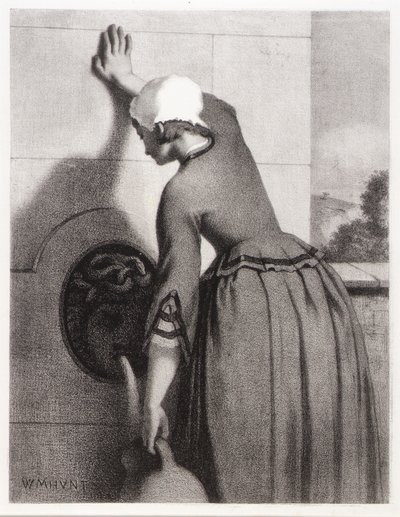 Flickan vid fontänen av William Morris Hunt