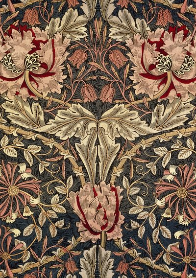 Dekorationstyg, 1876-1890. av William Morris Tapestry Works
