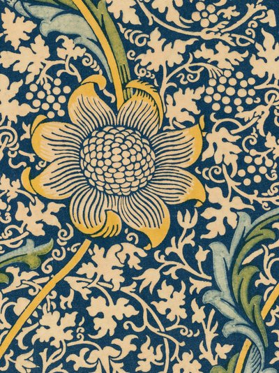Dekorativt tyg, 1876. av William Morris Tapestry Works