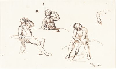 Figurstudier av William Mulready