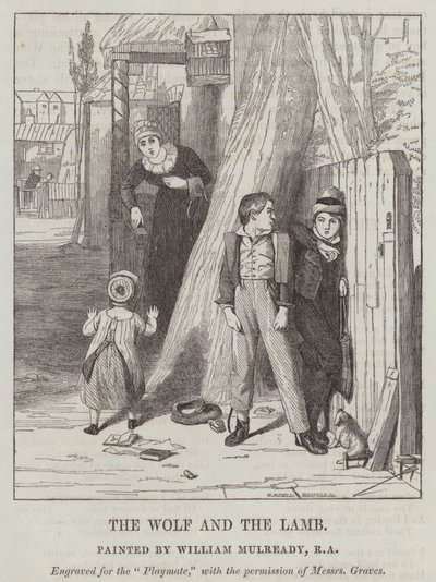 Vargen och Lammet av William Mulready