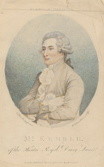 Mr Kemble, från Theatre Royal, Drury Lane av William Nelson Gardiner