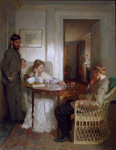 Schackspelarna, före 1902 av William Newenham Montague Orpen