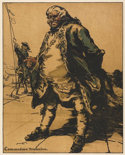 Romantikens karaktärer: Commodore Trunnion av William Nicholson