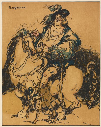 Romantikens karaktärer: Gargantua av William Nicholson