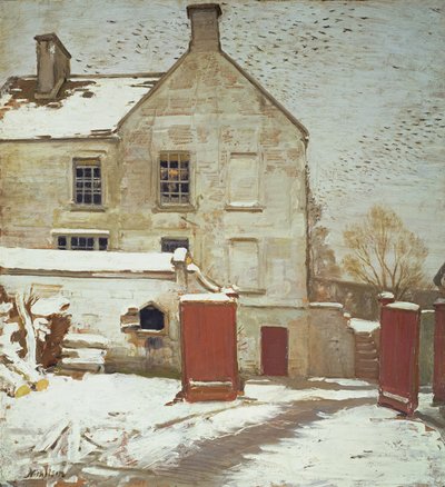 Gård i Snow, Sutton Veny av William Nicholson