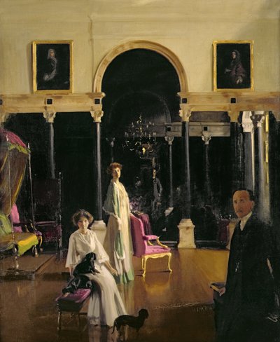 Gruppporträtt av familjen till Earl of Plymouth av William Nicholson