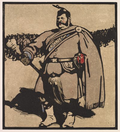 Londontyper: Drum-Major av William Nicholson