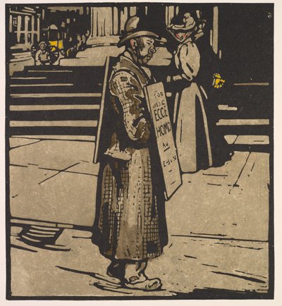 Londontyper: Sandwich-Man av William Nicholson